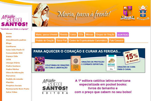 Site Missão Sede Santos